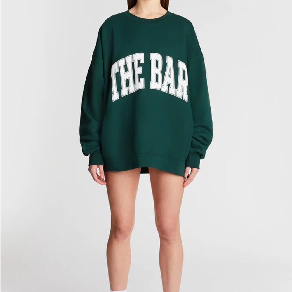 THE BAR Hunter Green Varsity Sweatshirt